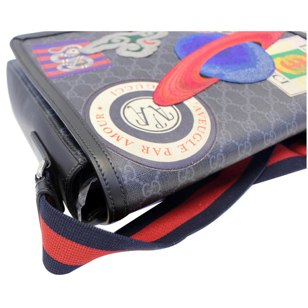 Gucci Messenger Bag Night Courrier GG Supreme Flap - leather