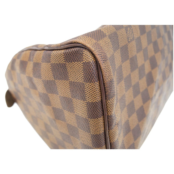 Louis Vuitton Speedy 30 Damier Ebene Satchel Bag Brown