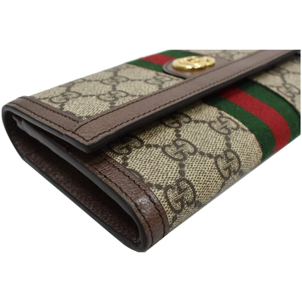 Preloved Gucci Ophidia GG Continental Wallet Beige