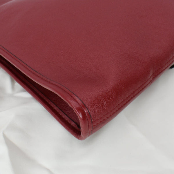 GUCCI Rajah Large Leather Tote Shoulder Bag Red 537219 - Hot Deals