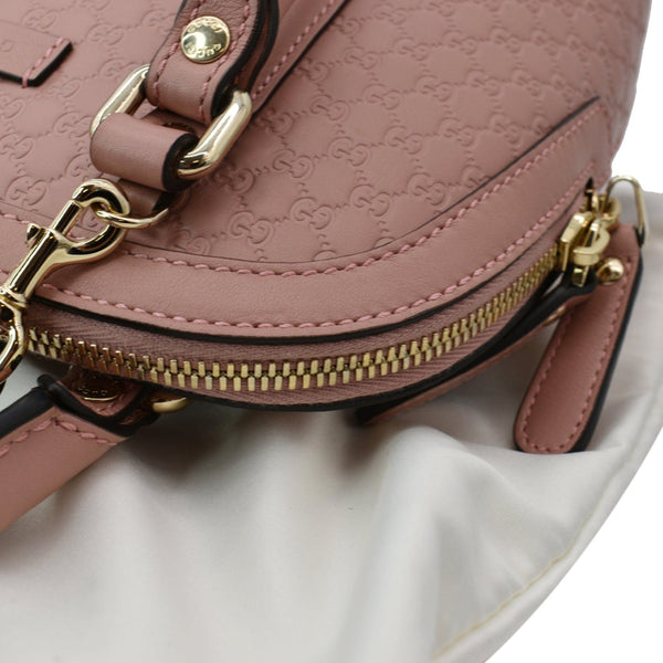 Gucci Mini Dome Micro Guccissima Leather Shoulder Bag Pink