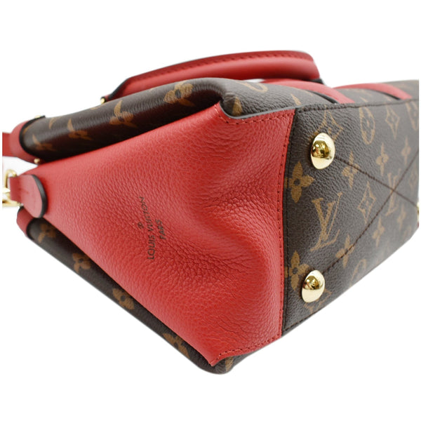 LOUIS VUITTON Soufflot BB Monogram Canvas Shoulder Crossbody Bag Cerise