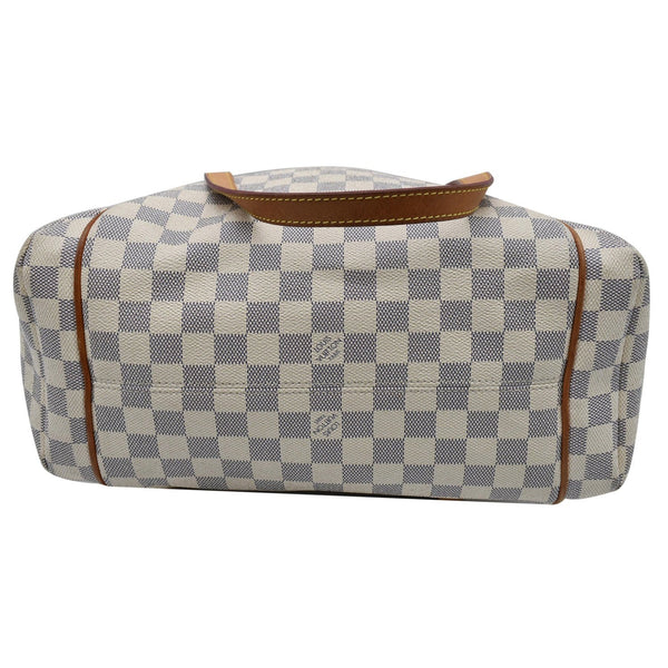 LOUIS VUITTON Totally MM Damier Azur Shoulder Bag White