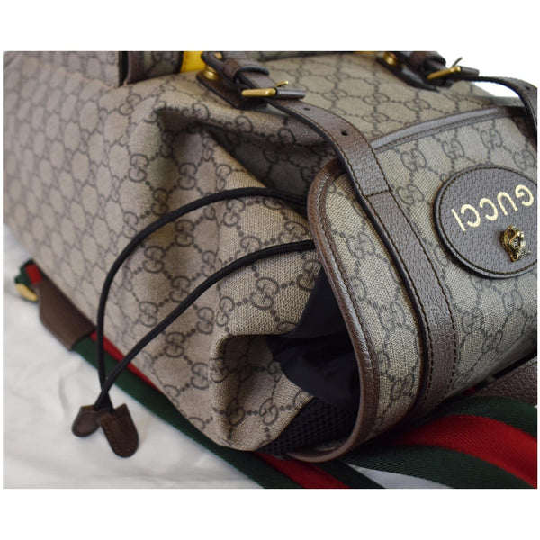 GUCCI Soft GG Supreme Canvas Backpack Bag Beige 473869