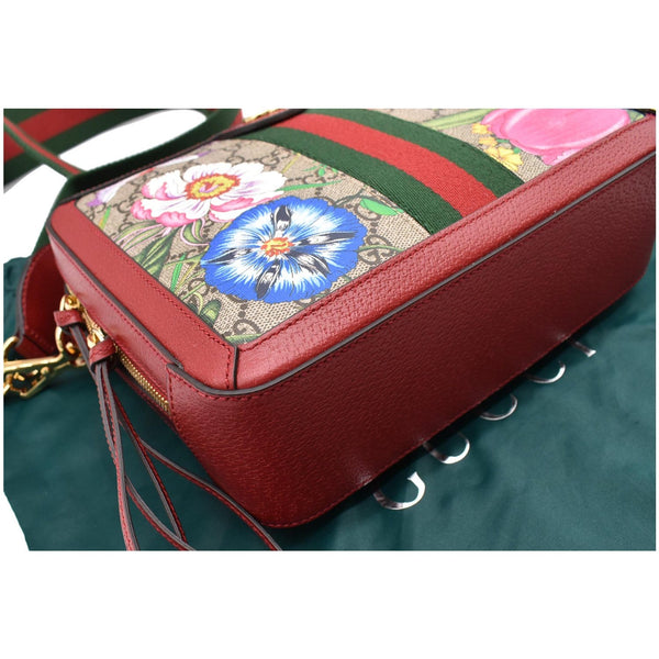 Gucci Ophidia Flora Web Small Top Handle Shoulder Bag