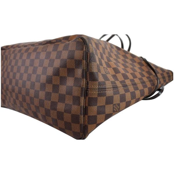 LOUIS VUITTON Neverfull GM Damier Ebene Tote Bag Brown