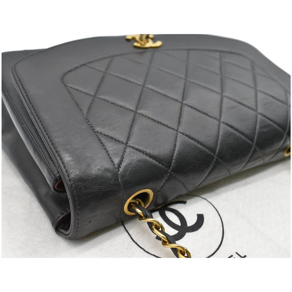 Chanel Diana Flap Quilted Lambskin Leather Shoulder Bag