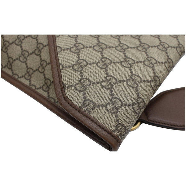 GUCCI Neo Vintage Medium GG Supreme Canvas Messenger Bag Beige 598604