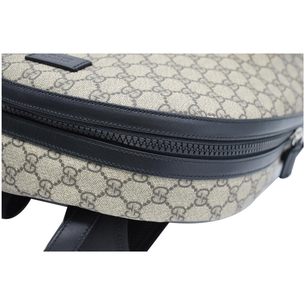 GUCCI GG Monogram Supreme Backpack Bag Beige 406370