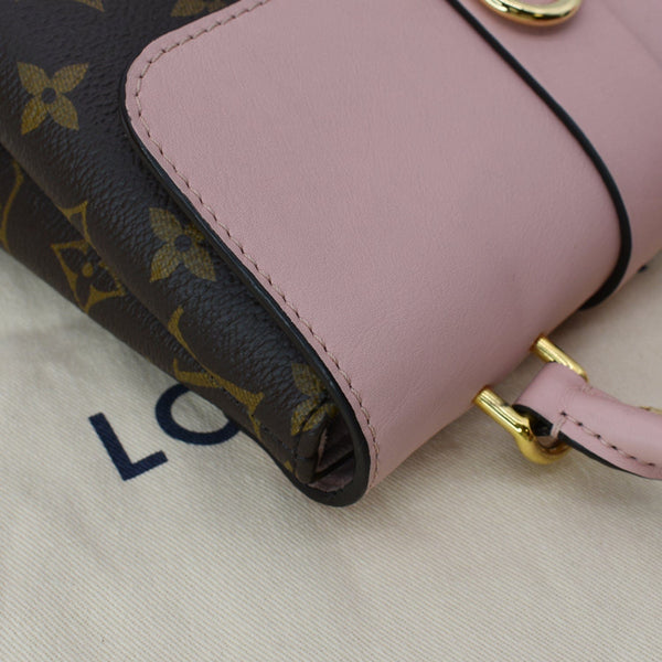LOUIS VUITTON Locky BB Monogram Canvas Crossbody Bag Rose Poudre
