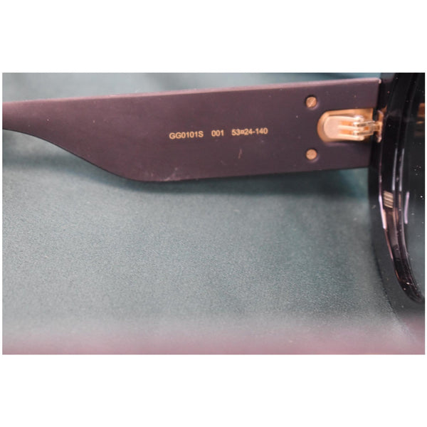 GUCCI Round Sunglasses GG0101S Black