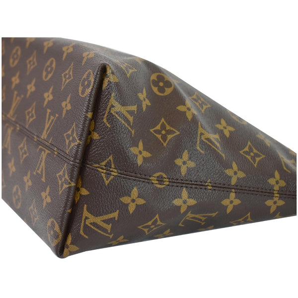 LOUIS VUITTON Iena PM Monogram Canvas Shoulder Bag Brown