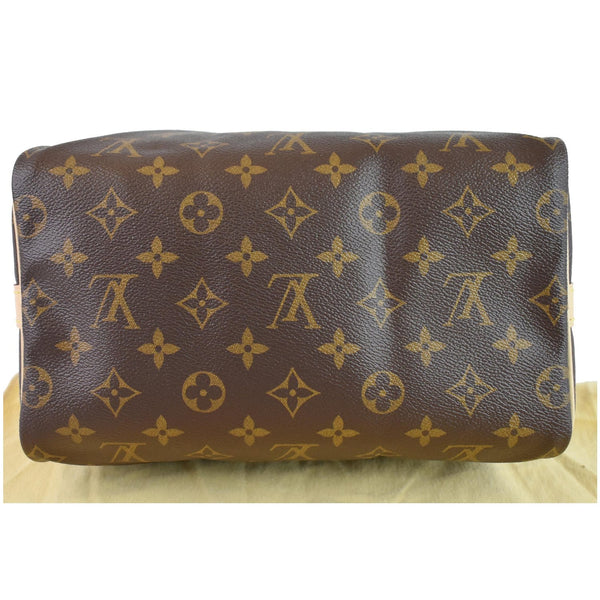 LOUIS VUITTON Speedy 25 Bandouliere Monogram Canvas Shoulder Bag Brown