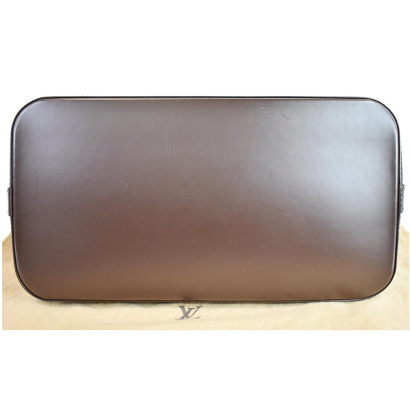 LOUIS VUITTON Alma PM Damier Ebene Satchel Bag Brown