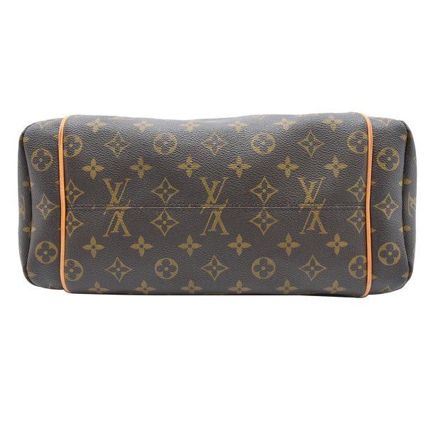LOUIS VUITTON Totally MM Monogram Canvas Shoulder Bag Brown