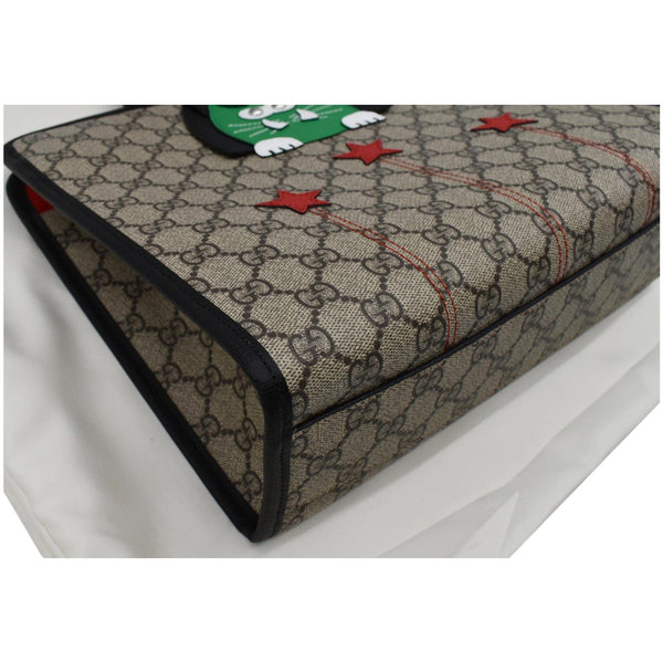 GUCCI Children’s Cat Printed GG Canvas Tote Bag Beige 645290