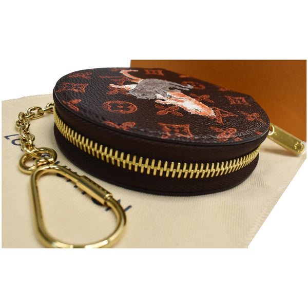 LOUIS VUITTON Catogram Micro Boite Chapeau Canvas Hat Box Bag Marron/Orange