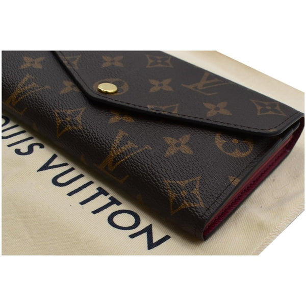 Louis Vuitton Monogram Canvas Sarah Wallet Brown For Sale