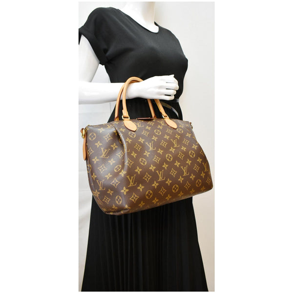 LOUIS VUITTON Turenne MM Monogram Canvas 2Way Shoulder Bag Brown