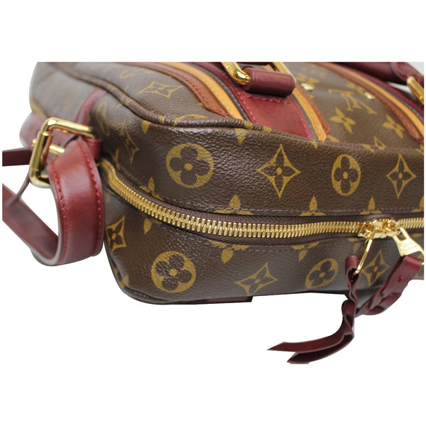 brown LV Bequia Porte Document Monogram Tote