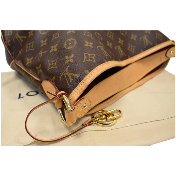 LOUIS VUITTON Delightful PM Damier Ebene Hobo Bag Brown