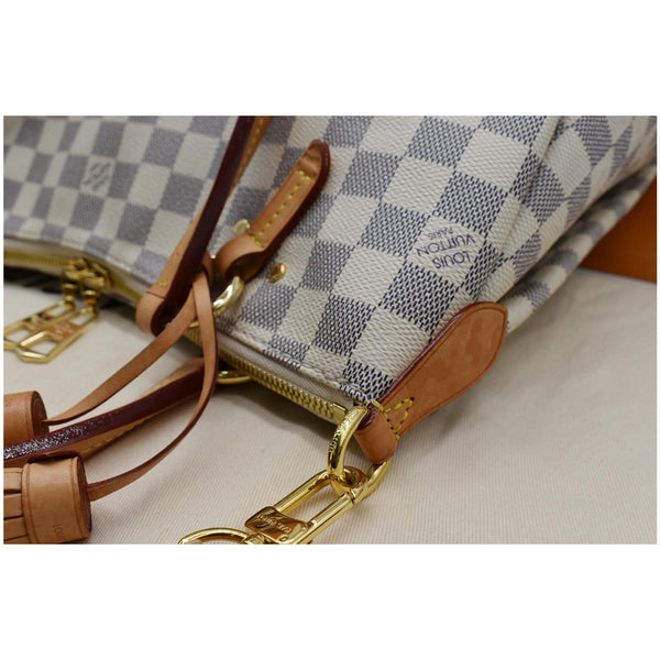 LOUIS VUITTON Lymington Damier Azur Shoulder Bag White