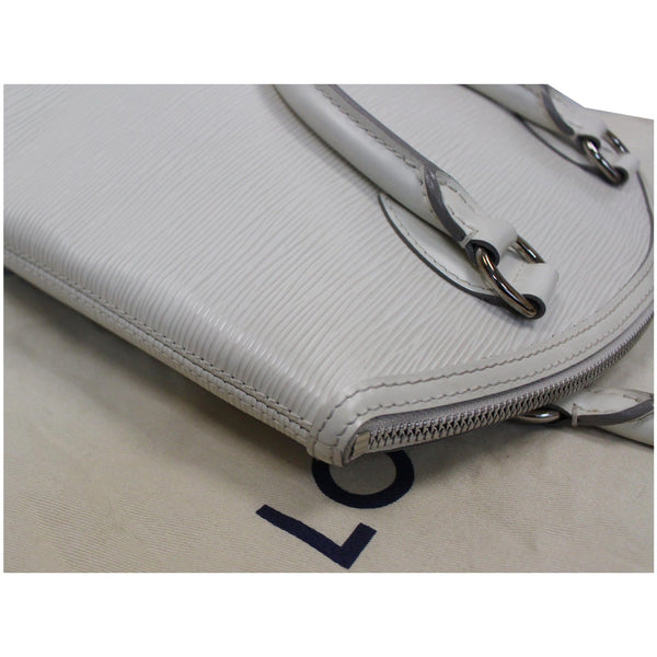 closeup Lv Lockit Epi Leather Satchel Bag Ivory