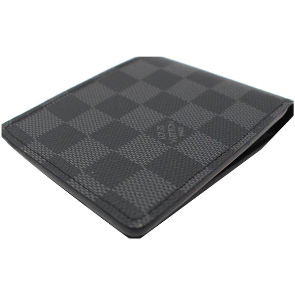 LOUIS VUITTON Damier Graphite Canvas Multiple Wallet Black