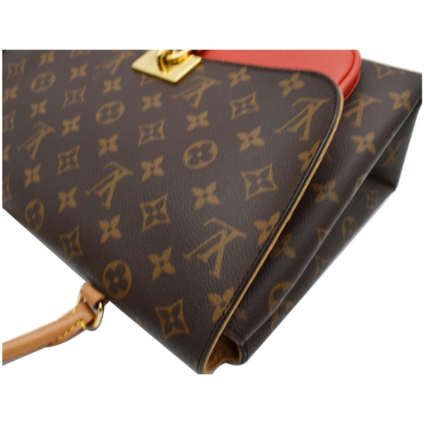 LOUIS VUITTON Marignan Monogram Canvas Shoulder Bag Coquelicot
