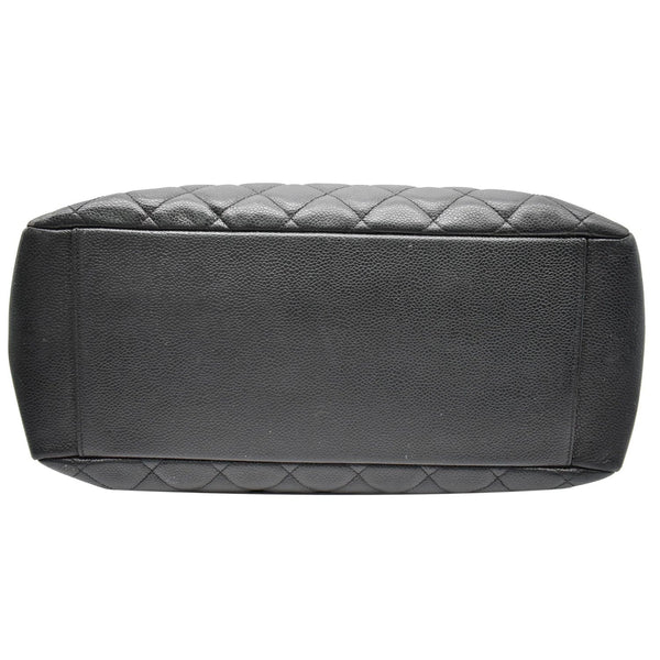 CHANEL Grand Shopping GST Caviar Leather Tote Bag Black