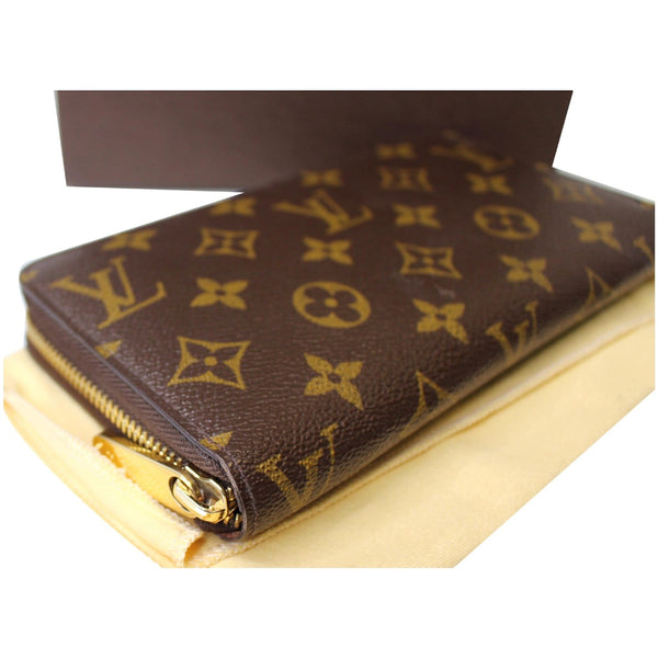Louis Vuitton Zippy Monogram Canvas Long Wallet Brown authentic