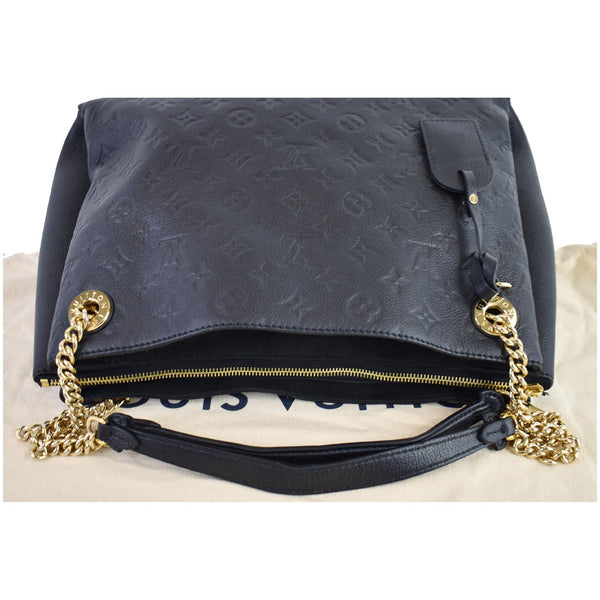 LOUIS VUITTON Surene MM Empreinte Leather Shoulder Bag Black