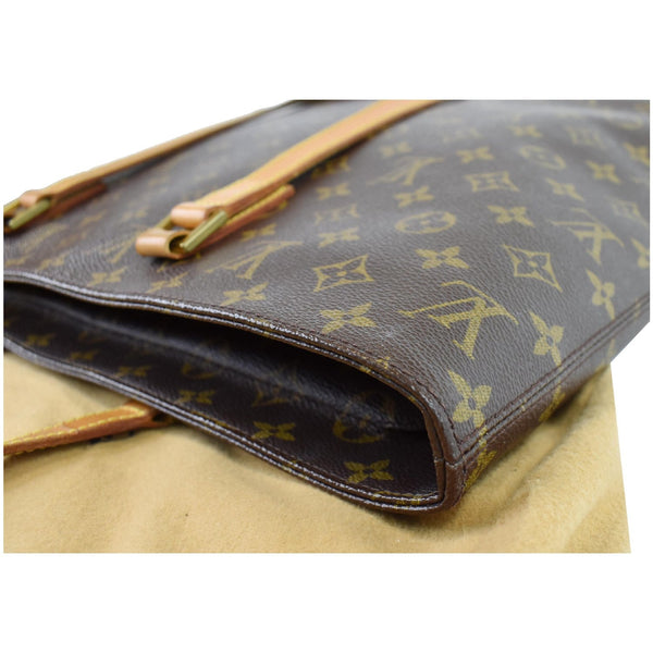 LOUIS VUITTON Luco Monogram Canvas Tote Bag Brown