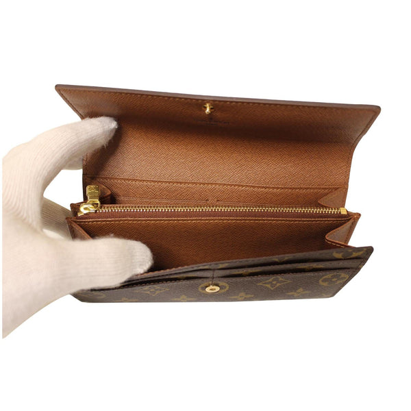 Louis Vuitton Sarah NM Monogram Canvas Wallet Interior