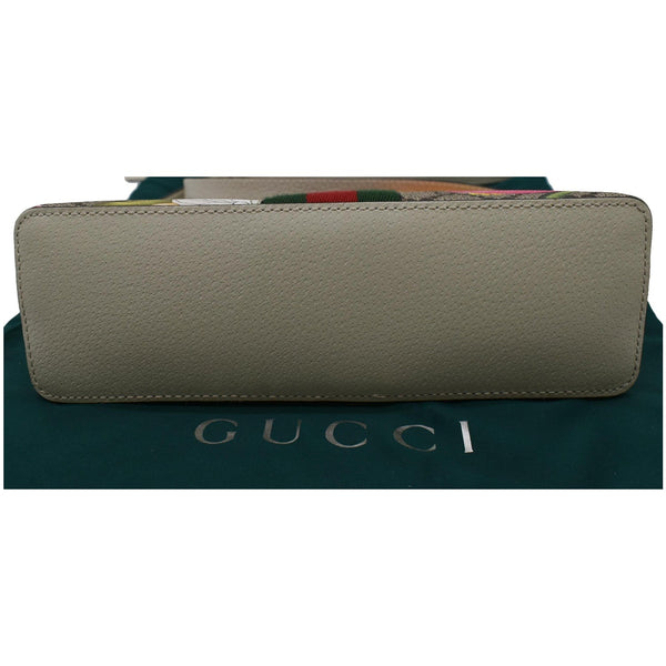 GUCCI Ophidia Flora Small Supreme Canvas Shoulder Bag Beige 499621