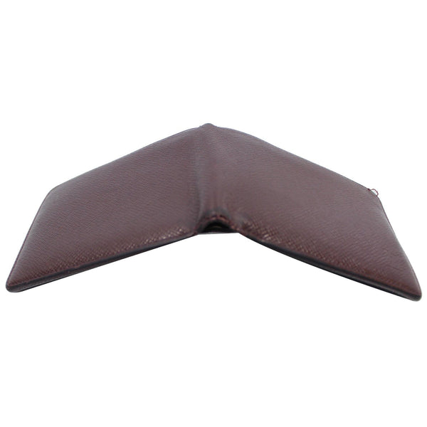 Male Lv Multiple Acajou Taiga Leather Wallet