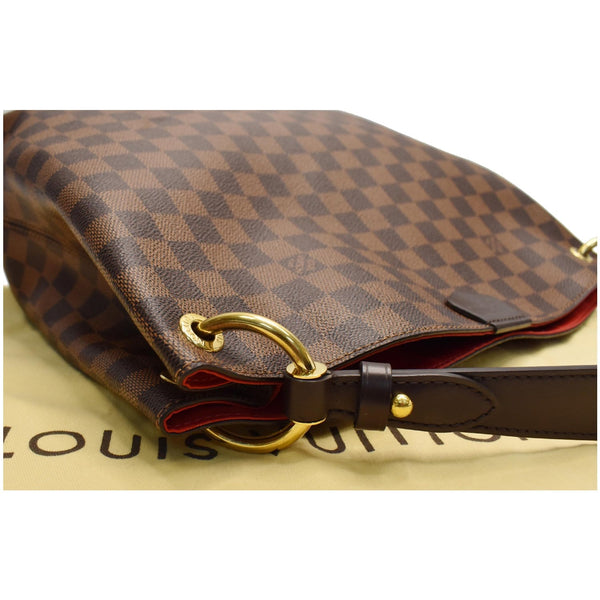 LOUIS VUITTON Graceful PM Damier Ebene Shoulder Bag Brown
