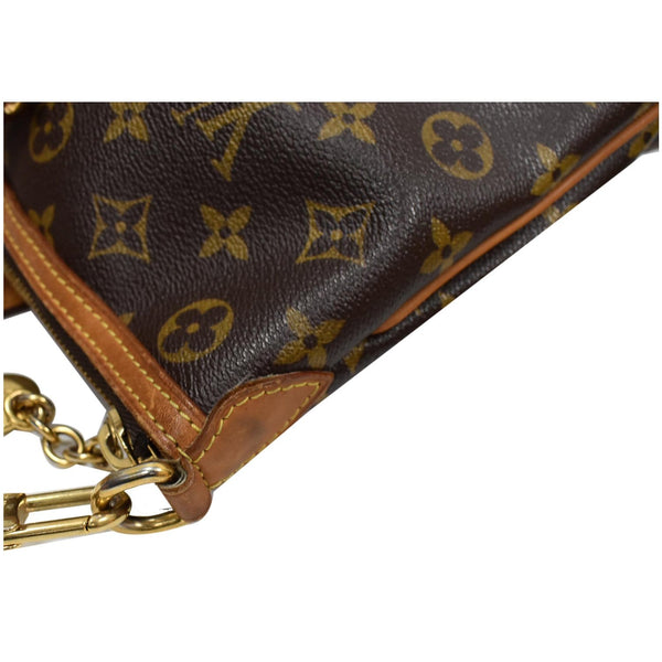 LOUIS VUITTON Palermo PM Monogram Canvas Shoulder Bag Brown
