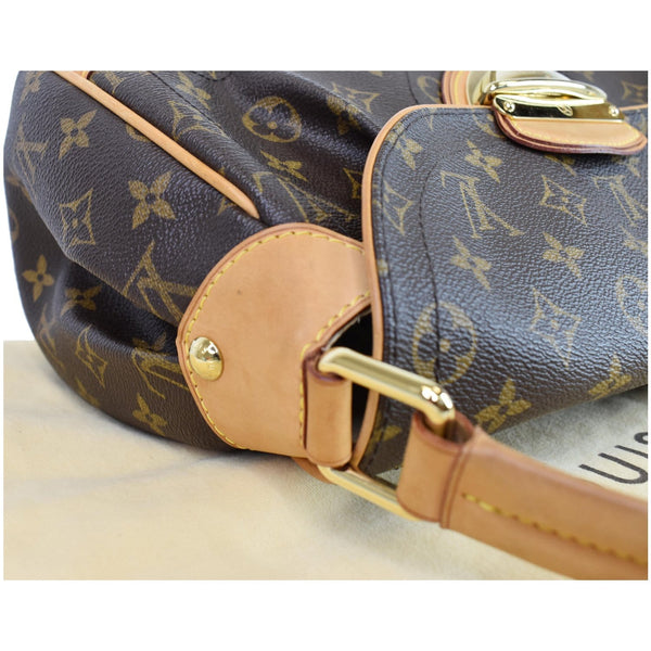 Louis Vuitton Beverly MM Monogram Canvas Shoulder Bag - right side close view