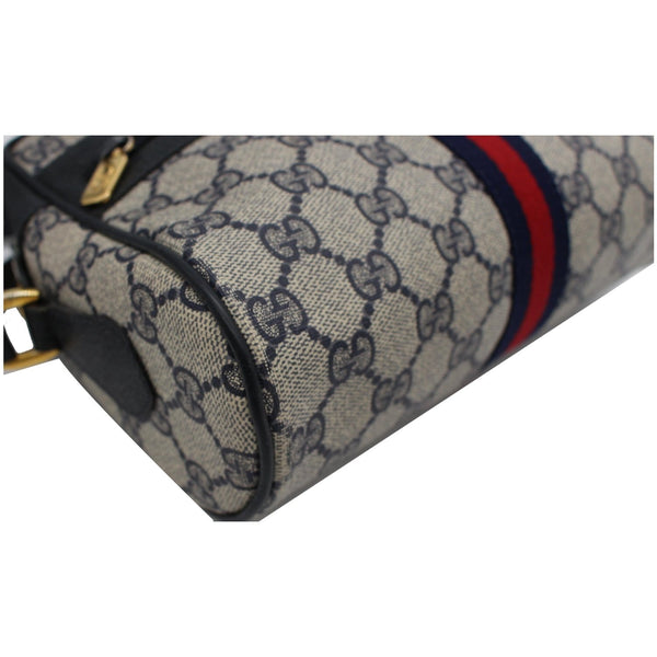 GUCCI Ophidia Vintage Supreme Canvas Shoulder Bag Black