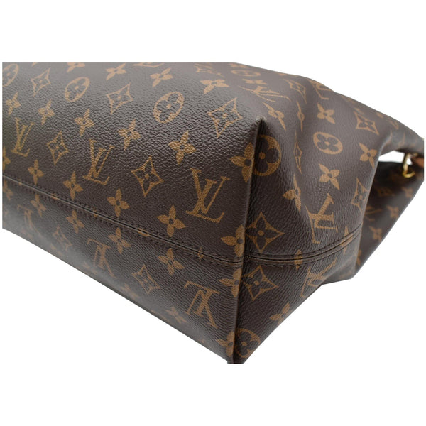 LOUIS VUITTON Graceful MM Monogram Canvas Shoulder Bag Brown