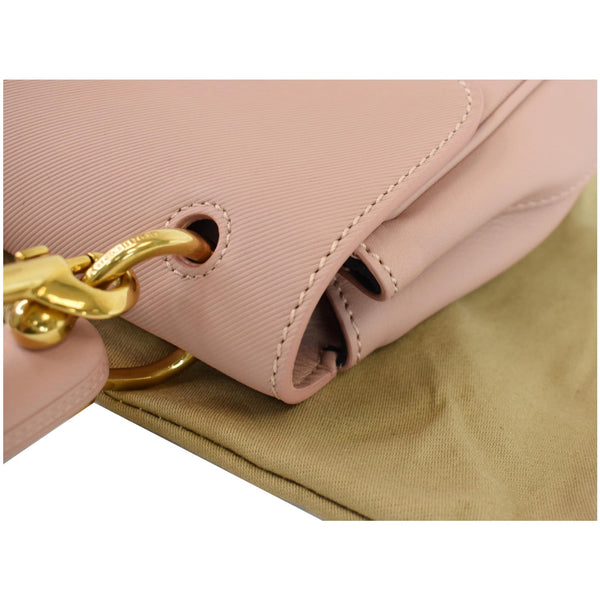 BURBERRY Trench Small DK88 Top Handle Crossbody Bag Ash Rose