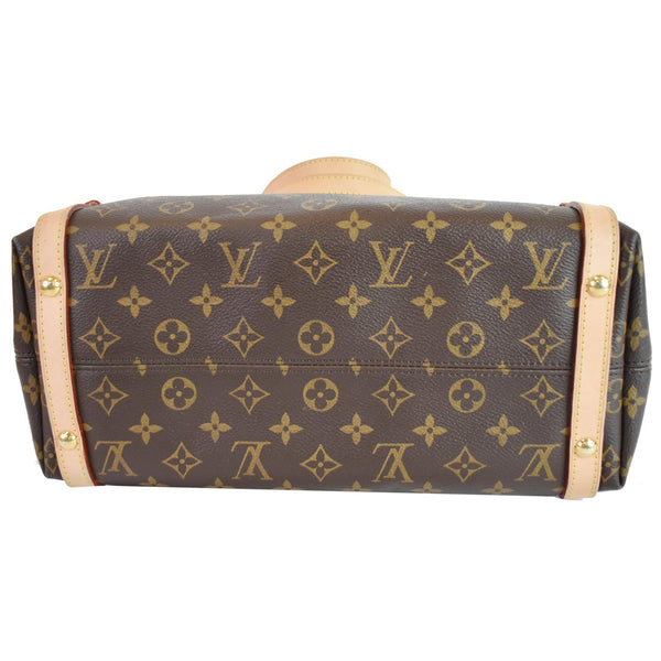 Louis Vuitton Tuileries Canvas bottom metal studs Bag