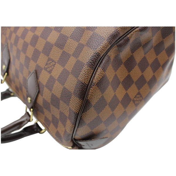 LOUIS VUITTON Speedy 30 Damier Ebene Satchel Bag Brown