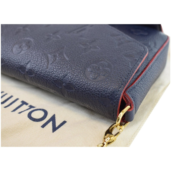 Louis Vuitton Pochette Felicie Monogram Empreinte Pouch - blue seams