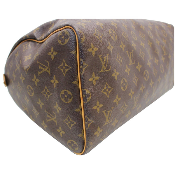 seams lv Speedy 40 Monogram Canvas Crossbody Bag