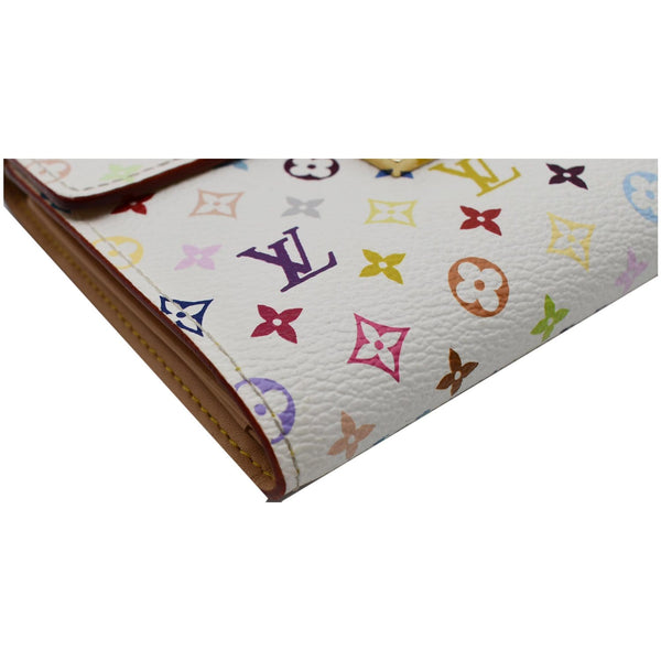 LOUIS VUITTON Koala Coin Purse Monogram Multicolor Wallet White