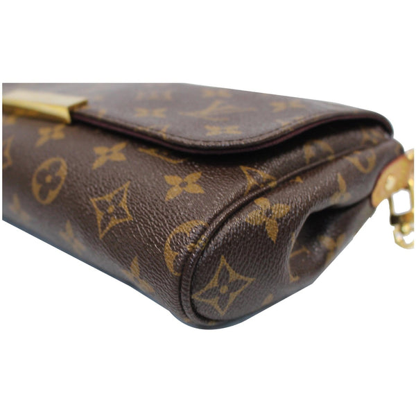 LV Favorite MM Monogram Canvas Crossbody Bag corner view
