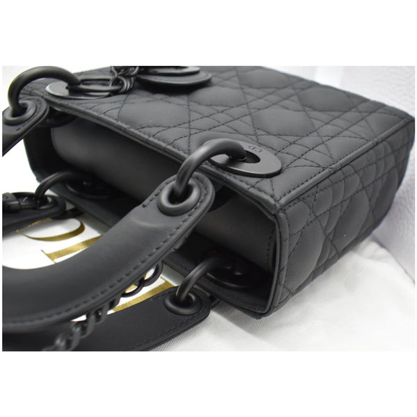 Christian Dior Mini Lady Dior Cannage Calfskin Leather Bag