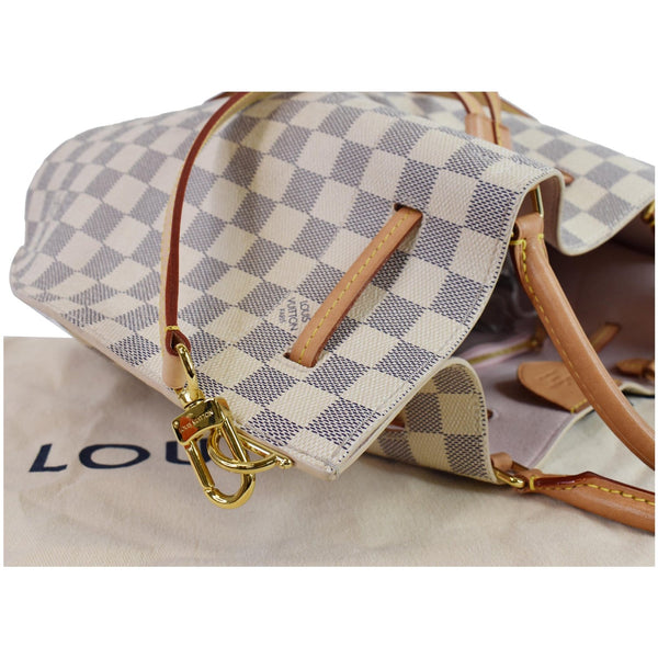 LOUIS VUITTON Girolata Damier Azur Shoulder Bag White